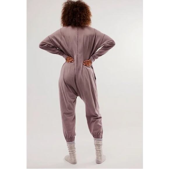 intimately free people jumpsuit All Knighter romper long sleeve oversized xs - Picture 2 of 12